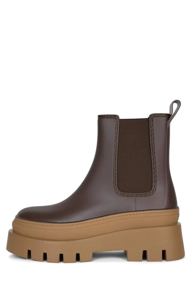 Women Jeffrey Campbell Rain Boots RAINSTORM Red Black