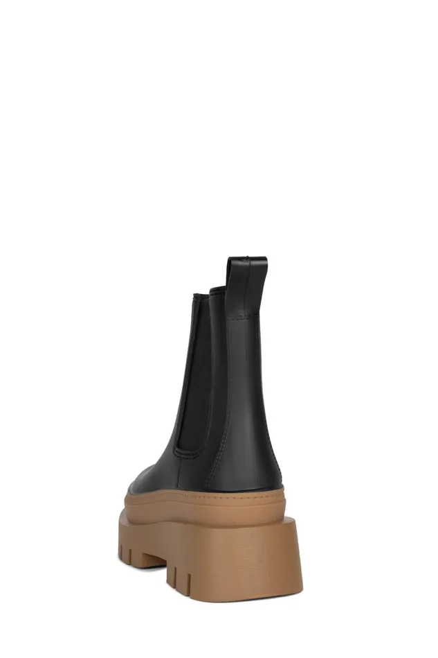 Women Jeffrey Campbell Rain Boots RAINSTORM Red Black