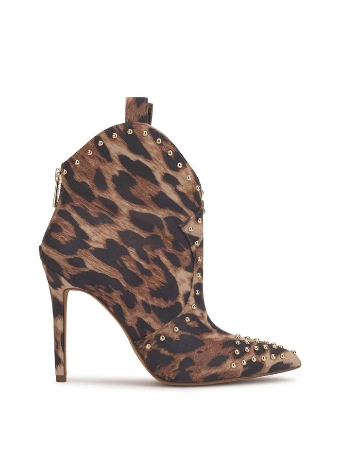 Women Jessica Simpson Boots and Booties Pixillez Studded Bootie In Leopard