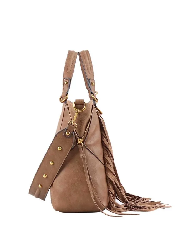 Women Jessica Simpson Crossbody Walton Satchel In Almond Brown