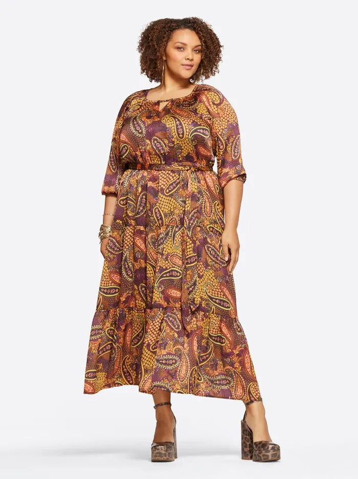 Women Jessica Simpson Dresses Natalia Dress In Paisley Confetti