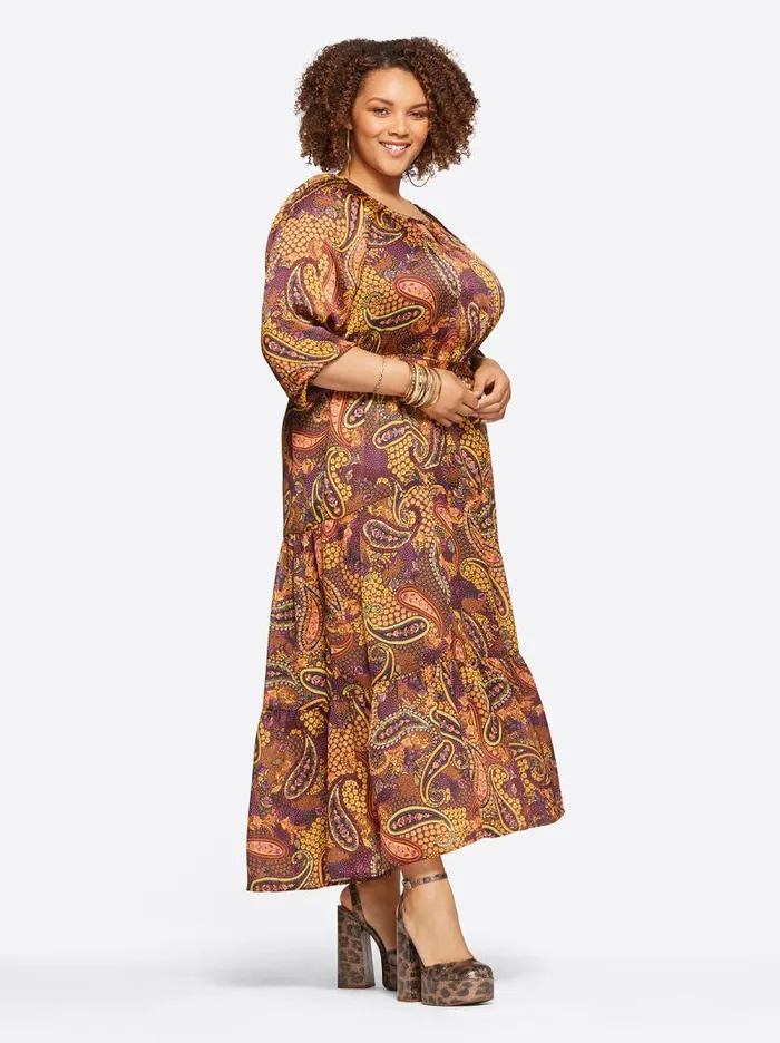 Women Jessica Simpson Dresses Natalia Dress In Paisley Confetti