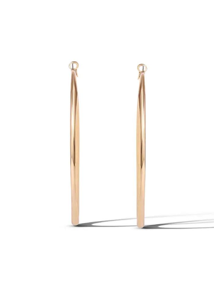 Women Jessica Simpson Earrings Large 44034 Hoop Earrings