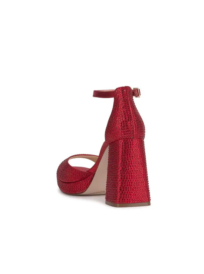 Women Jessica Simpson Sandals Kaliah Platform Sandal In Red Muse