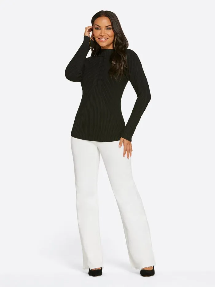 Women Jessica Simpson Tops and Tees Adena Sweater In Black