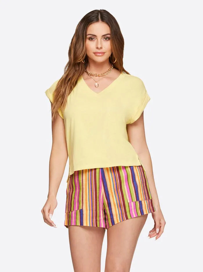 Women Jessica Simpson Tops and Tees Hester Crop Tee In Sundress