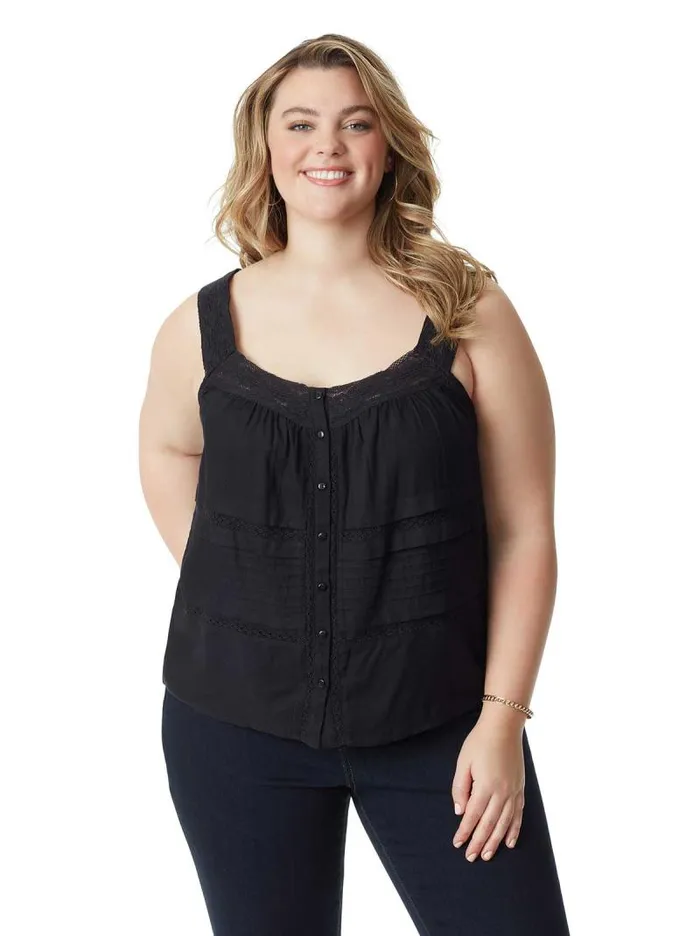 Women Jessica Simpson Tops and Tees Julette Cami In Black