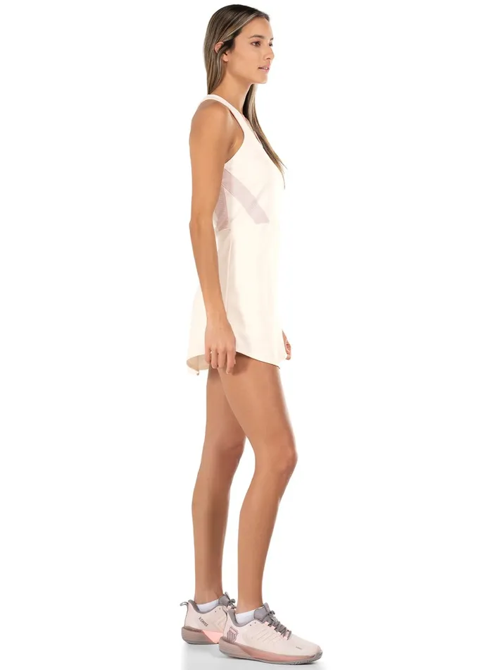 Women KSwiss Tennis and Pickleball MATCH POINT DRESS Cream