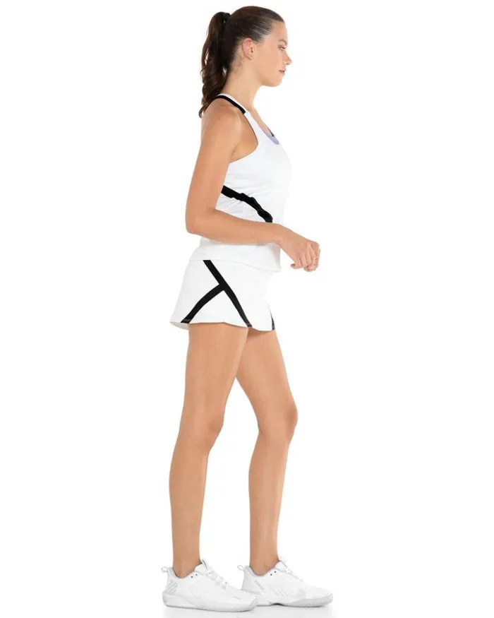 Women KSwiss Tennis and Pickleball REFLEX TANK WBRA Whiteblack
