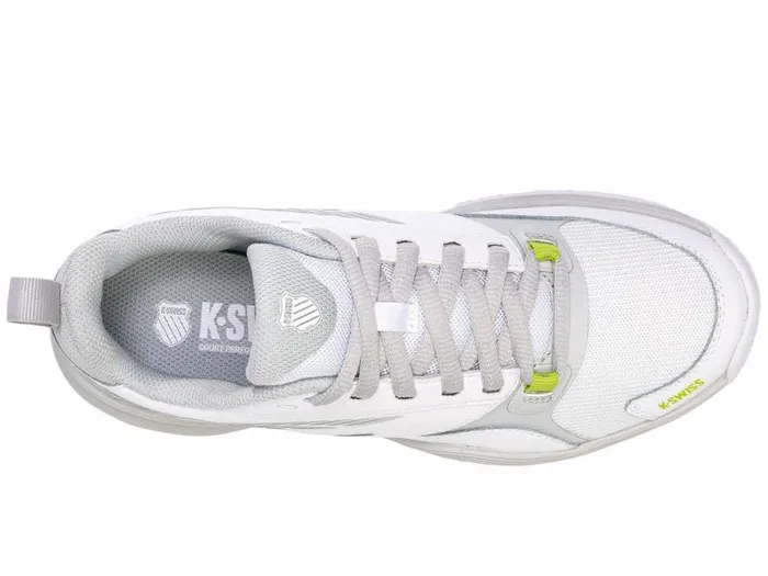 Women KSwiss Tennis SPEEDEX Whitegray Violetlime Green