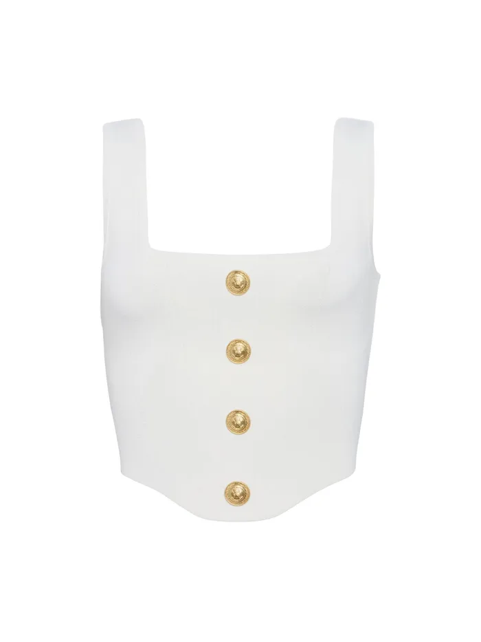 Women L039Agence Blouses and Tops Saga Top Ivorygold Women L039Agence Blouses and Tops Saga Top Ivorygold