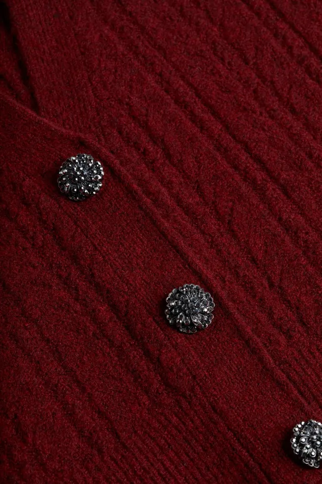 Women L039Agence Knitwear Talulla Cardigan Syrah Women L039Agence Knitwear Talulla Cardigan Syrah