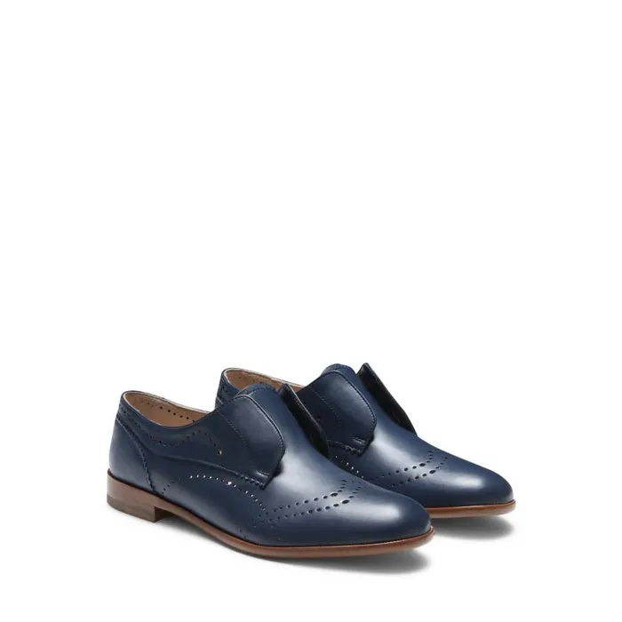 Women Leather LaceUp Shoes Navy Fratelli Rossetti LaceUp Shoes Women Leather LaceUp Shoes Navy Fratelli Rossetti LaceUp Shoes