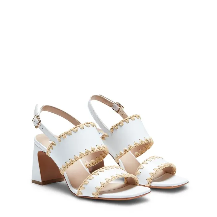 Women Leather Sandal White Fratelli Rossetti Sandals Women Leather Sandal White Fratelli Rossetti Sandals