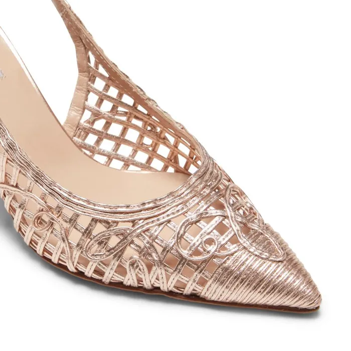 Women Leather Slingback Sandal Rose Gold Fratelli Rossetti Dcollet Women Leather Slingback Sandal Rose Gold Fratelli Rossetti Dcollet
