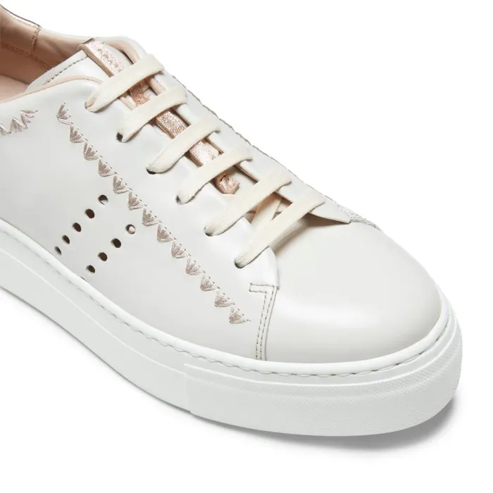 Women Leather Sneakers Milk White Fratelli Rossetti Sneakers Women Leather Sneakers Milk White Fratelli Rossetti Sneakers