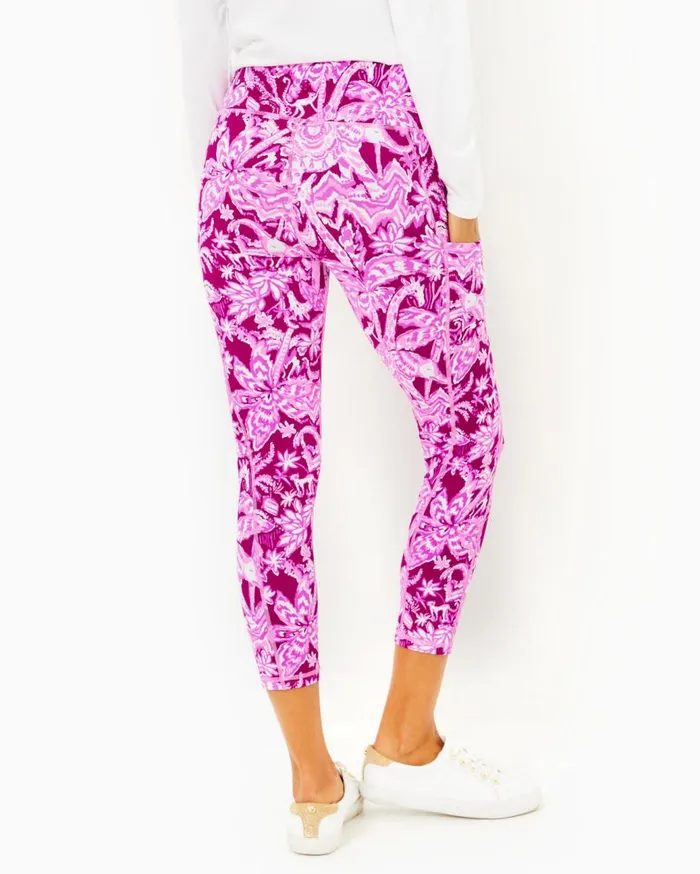 Women Lilly Pulitzer Bottoms UPF 50 Luxletic 24 Mulberry Wild Ride