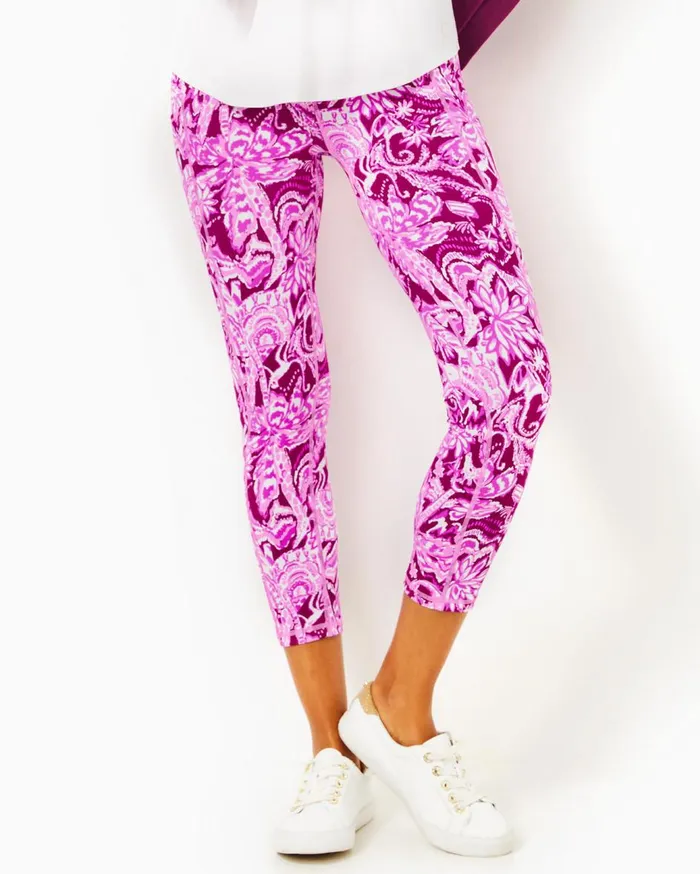 Women Lilly Pulitzer Bottoms UPF 50 Luxletic 24 Mulberry Wild Ride