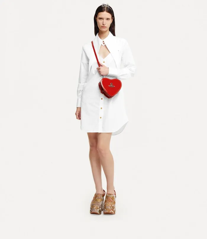 Women Louise Heart Crossbody Red Vivienne Westwood Crossbody Bags Women Louise Heart Crossbody Red Vivienne Westwood Crossbody Bags