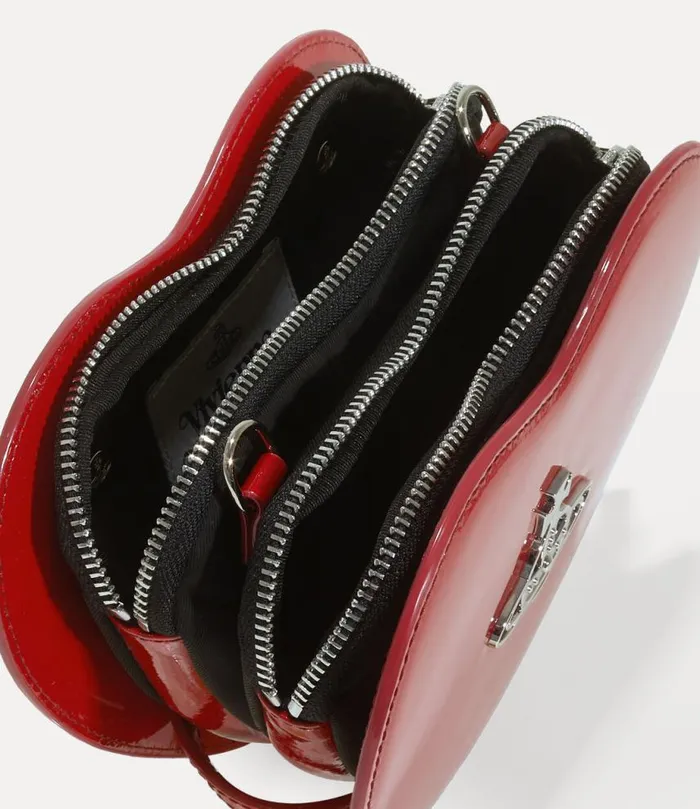Women Louise Heart Crossbody Red Vivienne Westwood Crossbody Bags Women Louise Heart Crossbody Red Vivienne Westwood Crossbody Bags
