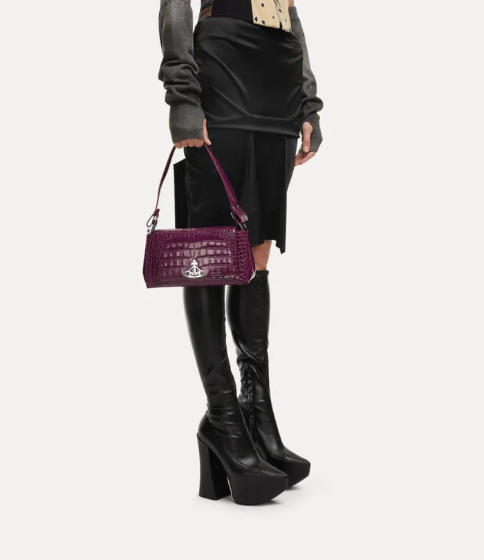 Women Medium Hazel Handbag Purple Vivienne Westwood The Hazel Women Medium Hazel Handbag Purple Vivienne Westwood The Hazel