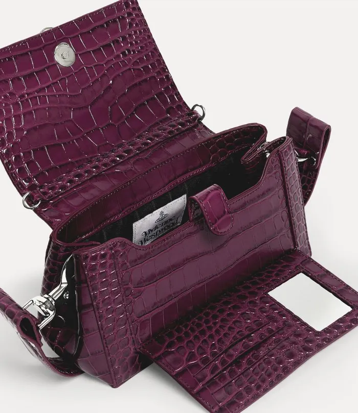 Women Medium Hazel Handbag Purple Vivienne Westwood The Hazel Women Medium Hazel Handbag Purple Vivienne Westwood The Hazel