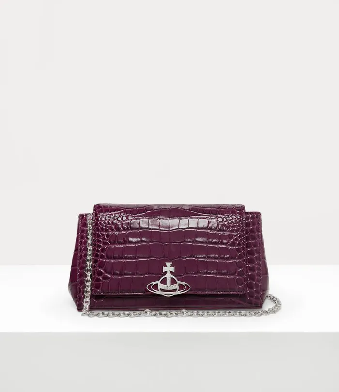 Women Medium Hazel Handbag Purple Vivienne Westwood The Hazel Women Medium Hazel Handbag Purple Vivienne Westwood The Hazel