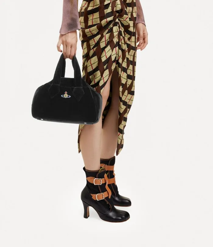Women Medium Yasmine Handbag Black Vivienne Westwood Handbags