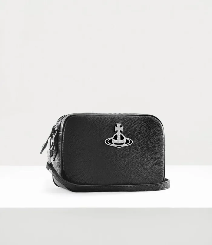 WomenMen Anna Camera Bag Black Vivienne Westwood Crossbody Bags WomenMen Anna Camera Bag Black Vivienne Westwood Crossbody Bags