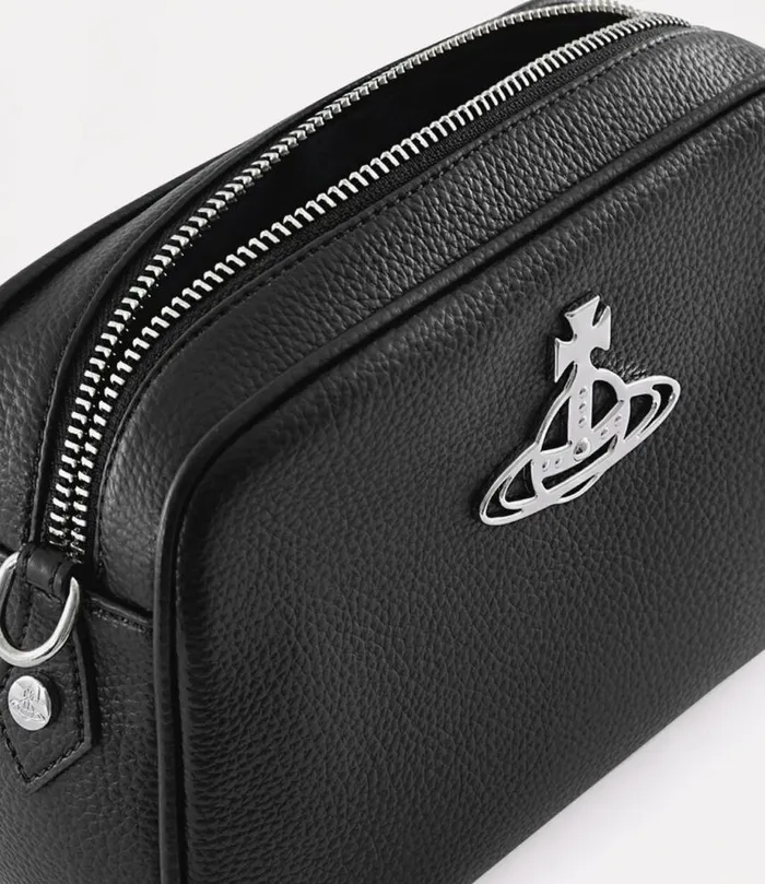 WomenMen Anna Camera Bag Black Vivienne Westwood Crossbody Bags WomenMen Anna Camera Bag Black Vivienne Westwood Crossbody Bags