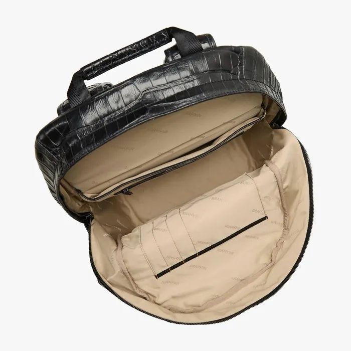 WomenMen Brahmin Travel Lucas Backpack Black Baypoint WomenMen Brahmin Travel Lucas Backpack Black Baypoint