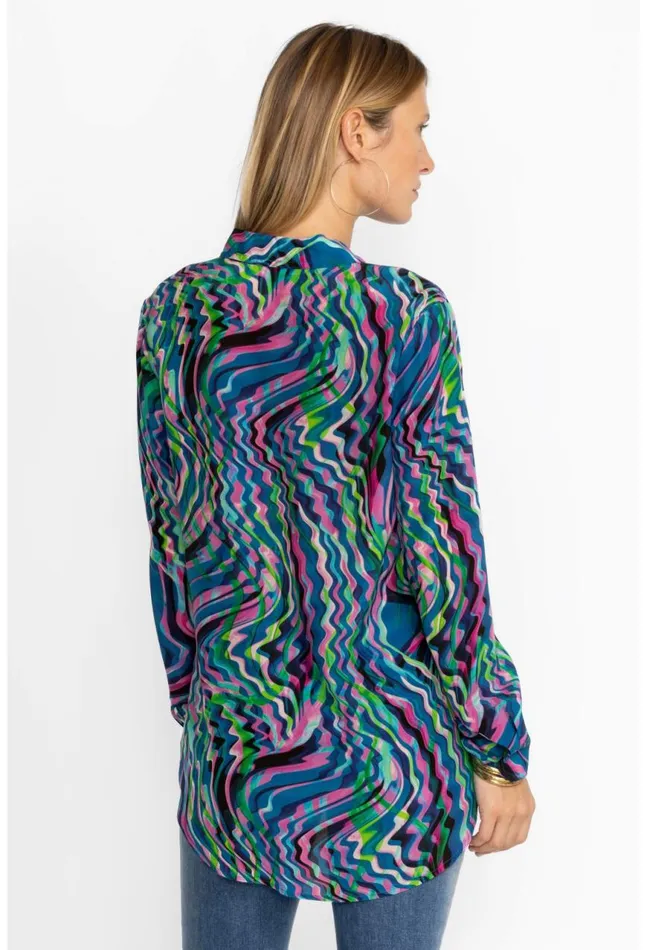 Women Moonwave Button Down Shirt Moonwave Johnny Was Tops