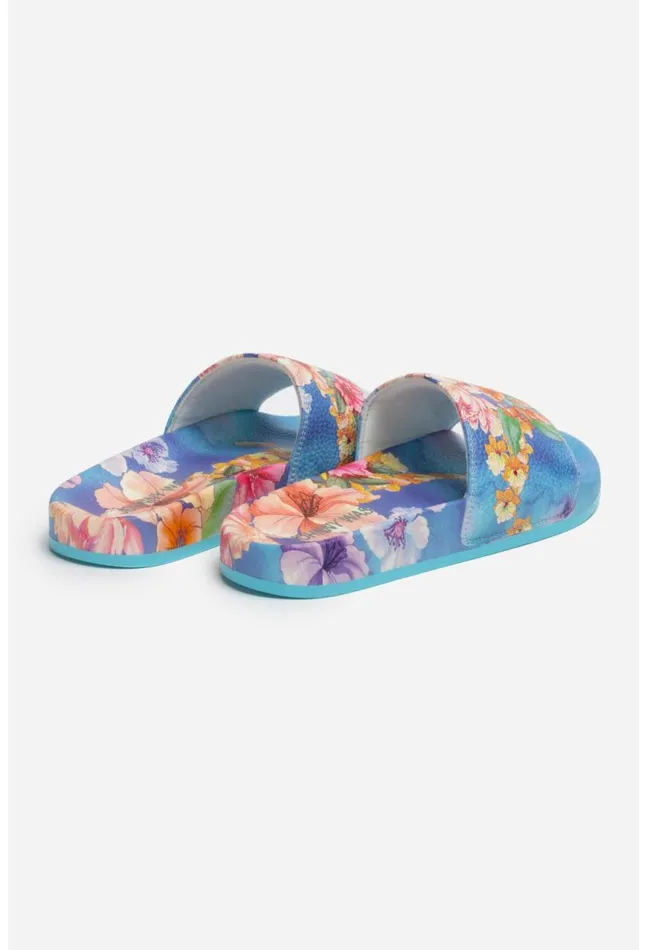 Women Ojai Sandal 8211 Blue Blue Johnny Was Shoes