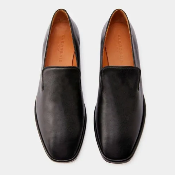 Women OLYMPIA Black Clergerie Loafers and Moccasins