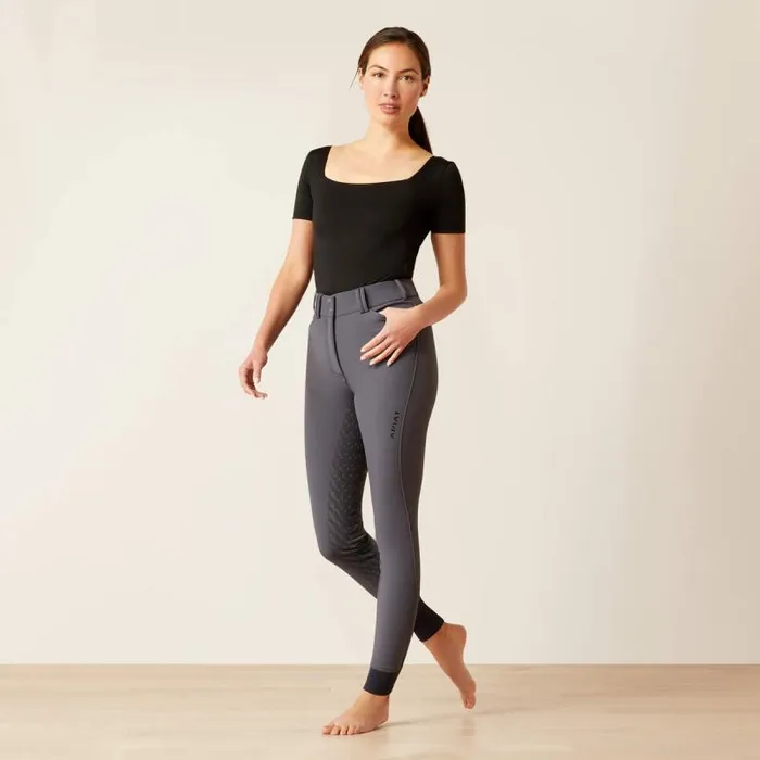 Women Pants and Shorts Ariat Tri Factor Frost Insulated Full Seat Breech Ebony