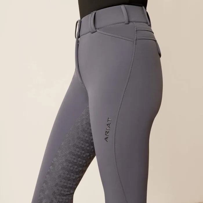Women Pants and Shorts Ariat Tri Factor Frost Insulated Full Seat Breech Ebony