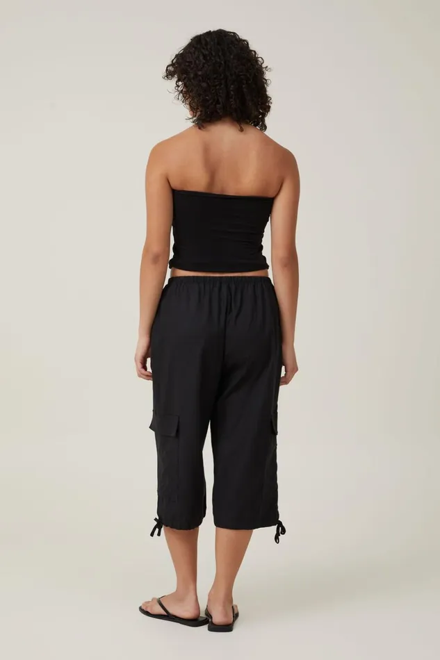 Women Pants Cotton On Haven Capri Pant Black