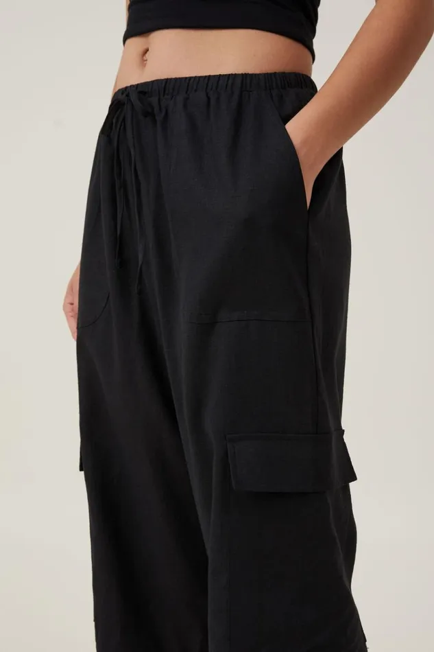 Women Pants Cotton On Haven Capri Pant Black