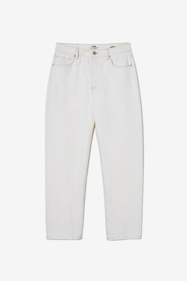 Women Pants Cotton On Original Straight Jean Vintage White Women Pants Cotton On Original Straight Jean Vintage White