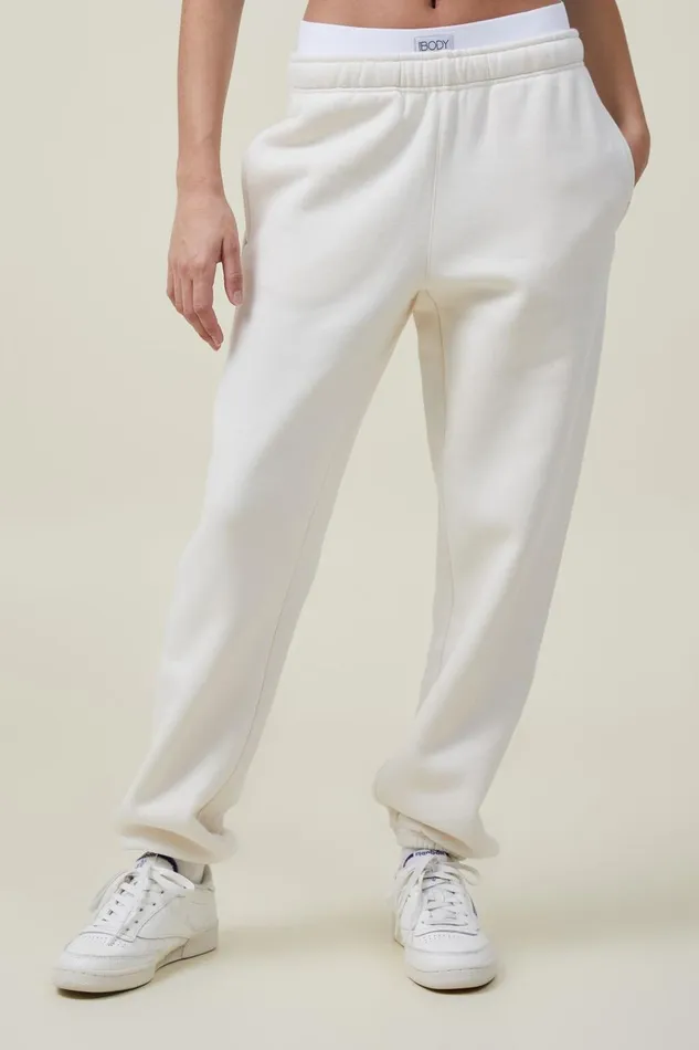 Women Pants Cotton On Plush Essential Gym Sweatpant Coconut Milk Women Pants Cotton On Plush Essential Gym Sweatpant Coconut Milk