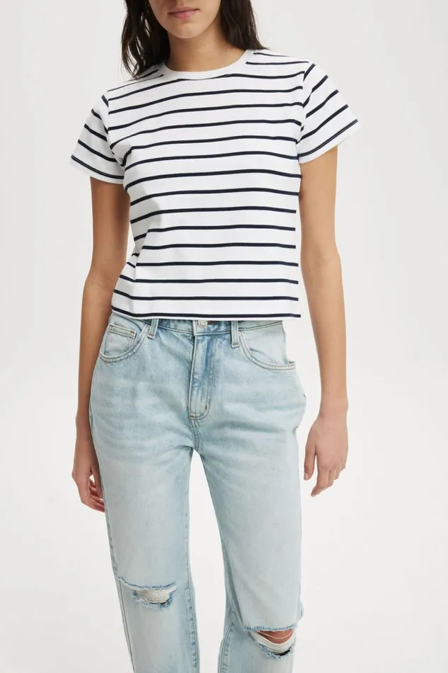 Women Pants Cotton On Slim Straight Jean Bondi Blue Rip Women Pants Cotton On Slim Straight Jean Bondi Blue Rip
