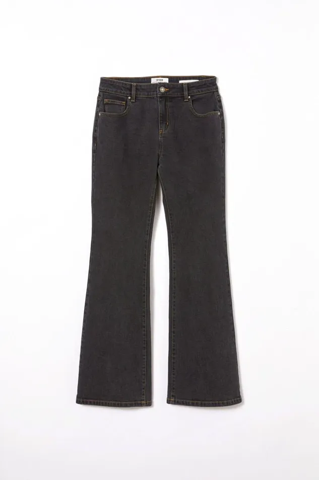 Women Pants Cotton On Stretch Bootcut Flare Jean Smokey Black Women Pants Cotton On Stretch Bootcut Flare Jean Smokey Black