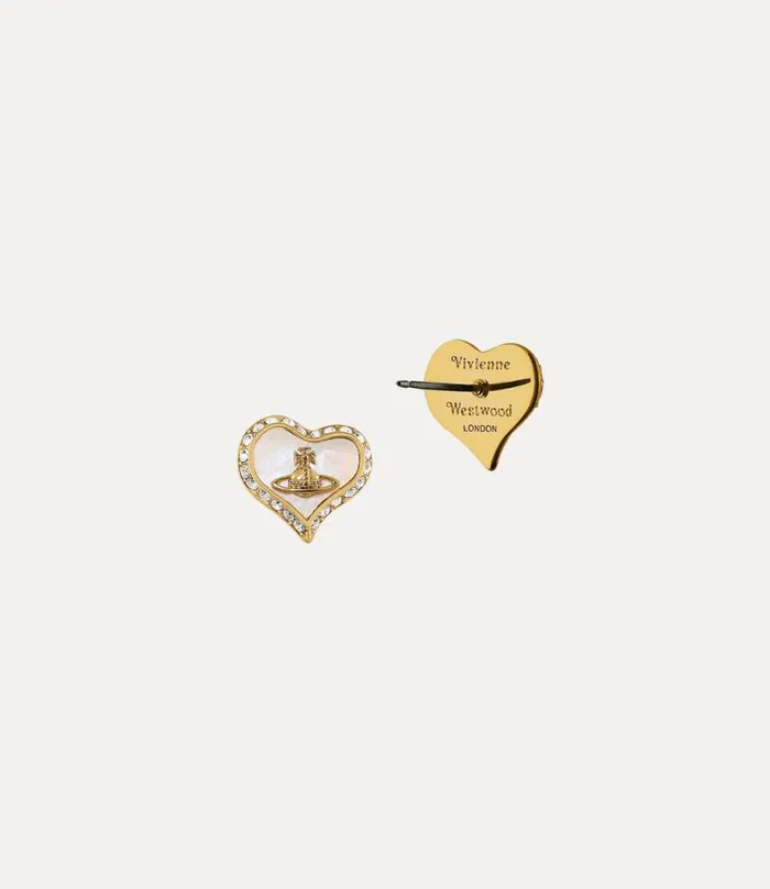 Women Petra Earrings Goldwhitepearltintmopwhitecrystal Vivienne Westwood Earrings
