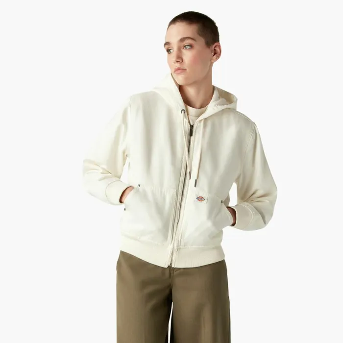 Womens Duck Canvas Fleece Lined Jacket Stonewashed Cloud Stonewashed Cloud s2c Women Dickies Coats and Jackets Womens Duck Canvas Fleece Lined Jacket Stonewashed Cloud Stonewashed Cloud s2c Women Dickies Coats and Jackets