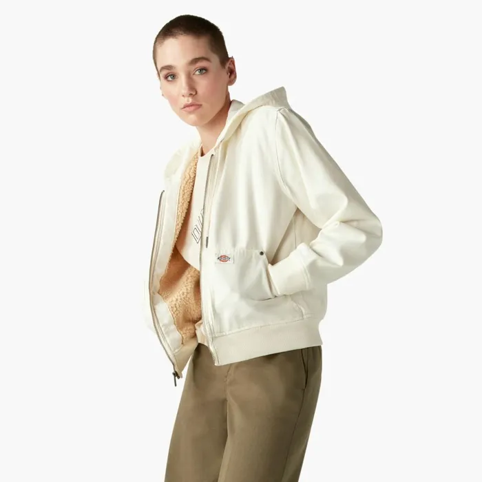 Womens Duck Canvas Fleece Lined Jacket Stonewashed Cloud Stonewashed Cloud s2c Women Dickies Coats and Jackets Womens Duck Canvas Fleece Lined Jacket Stonewashed Cloud Stonewashed Cloud s2c Women Dickies Coats and Jackets