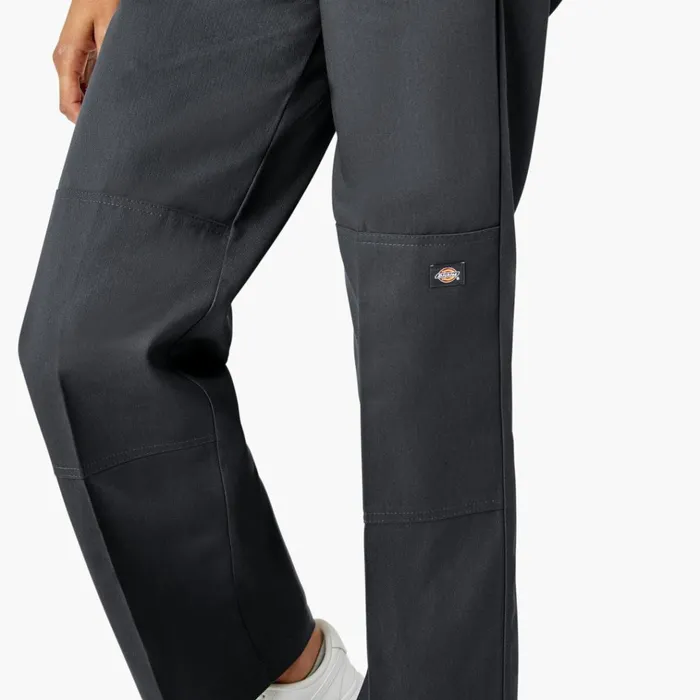 Womens Loose Fit Double Knee Work Pants Charcoal Gray Charcoal Gray ch Women Dickies Double Knee