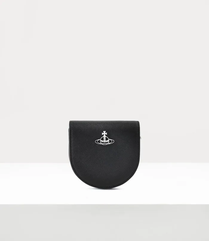 Women Saffiano Nano Saddle Crossbody Black Vivienne Westwood Crossbody Bags Women Saffiano Nano Saddle Crossbody Black Vivienne Westwood Crossbody Bags