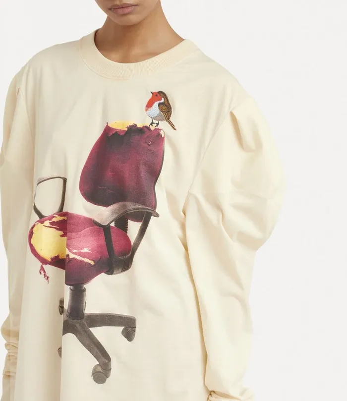 Women Saint Honore Top Redchairprint Vivienne Westwood Tops And Shirts Women Saint Honore Top Redchairprint Vivienne Westwood Tops And Shirts