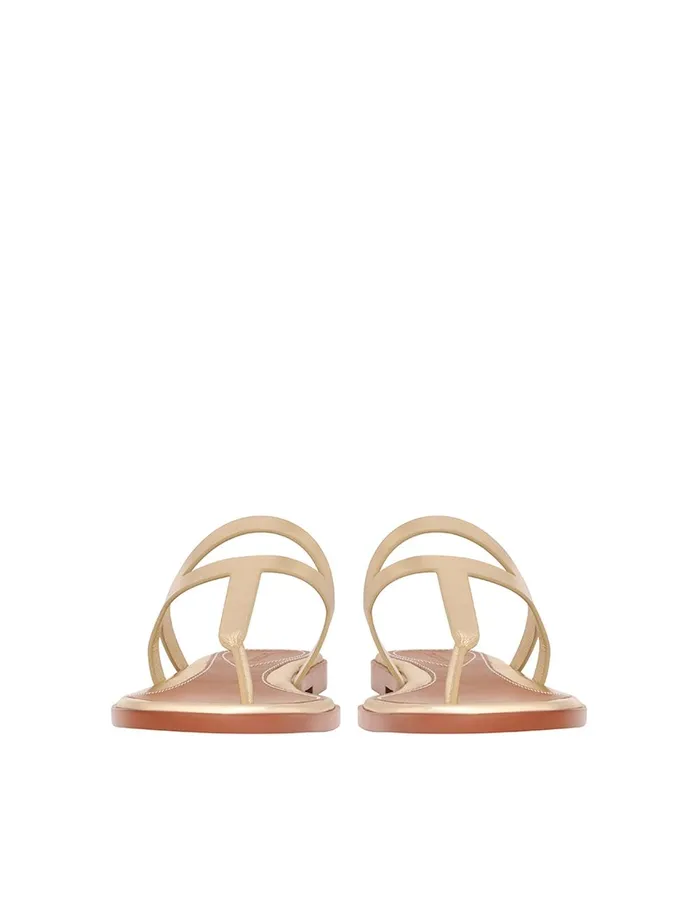 Women Sandals Zimmermann Bay Thong Gold