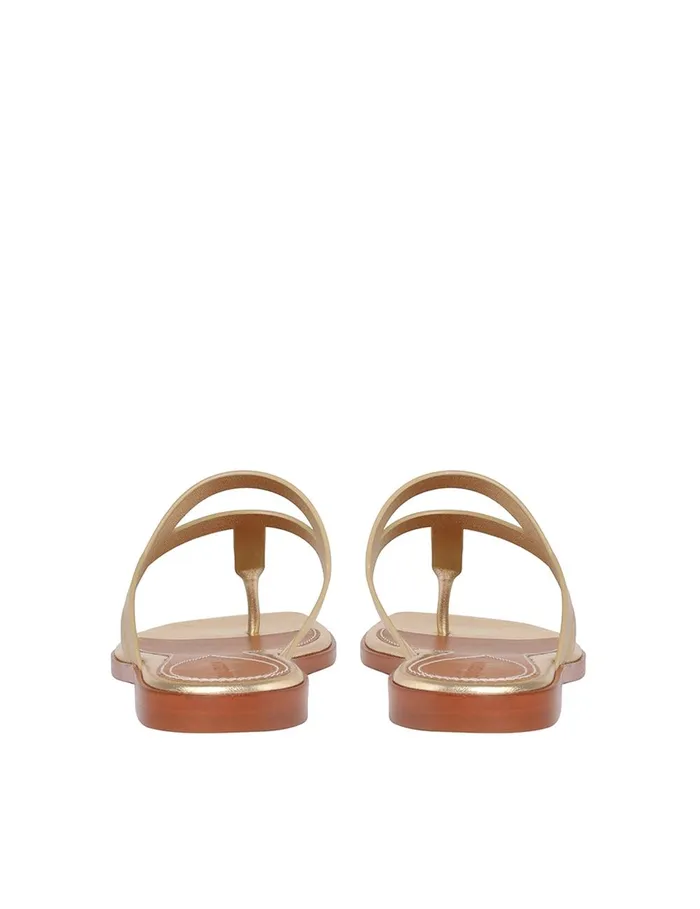 Women Sandals Zimmermann Bay Thong Gold